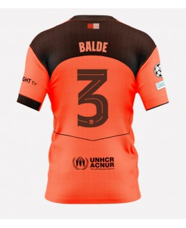 Günstige Barcelona Alejandro Balde #3 3rd trikot 2025-26 Kurzarm